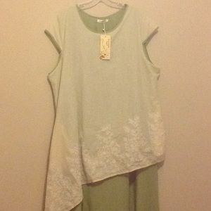 Layered cotton dress